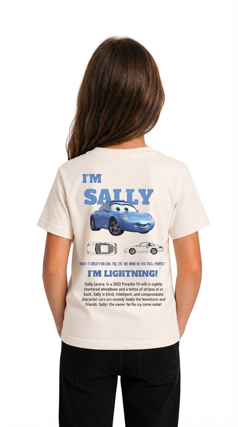 Camiseta Sally Feminina Infantil