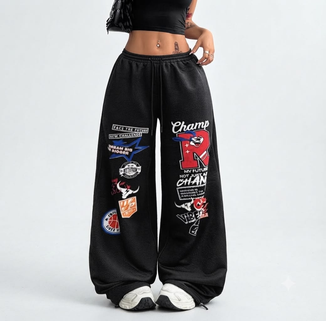 Calça Moletom Retro Collegee