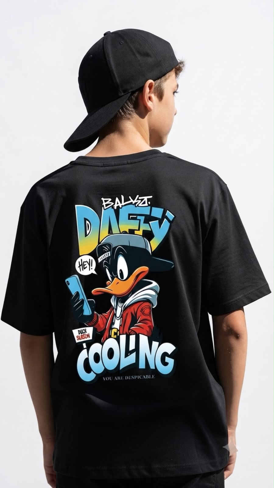 Camiseta Streetwear Daffy Duck Infantil
